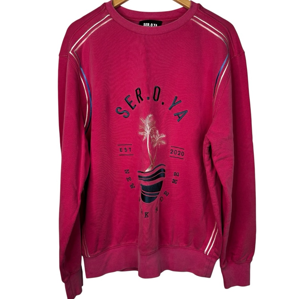 SER.O.YA Pink Crewneck Sweater